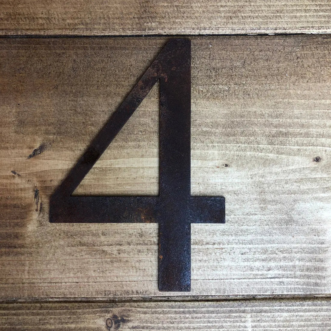 Rustic Metal Letters & Numbers | 5" or 12" Steel Signs by Rustic Warehouse