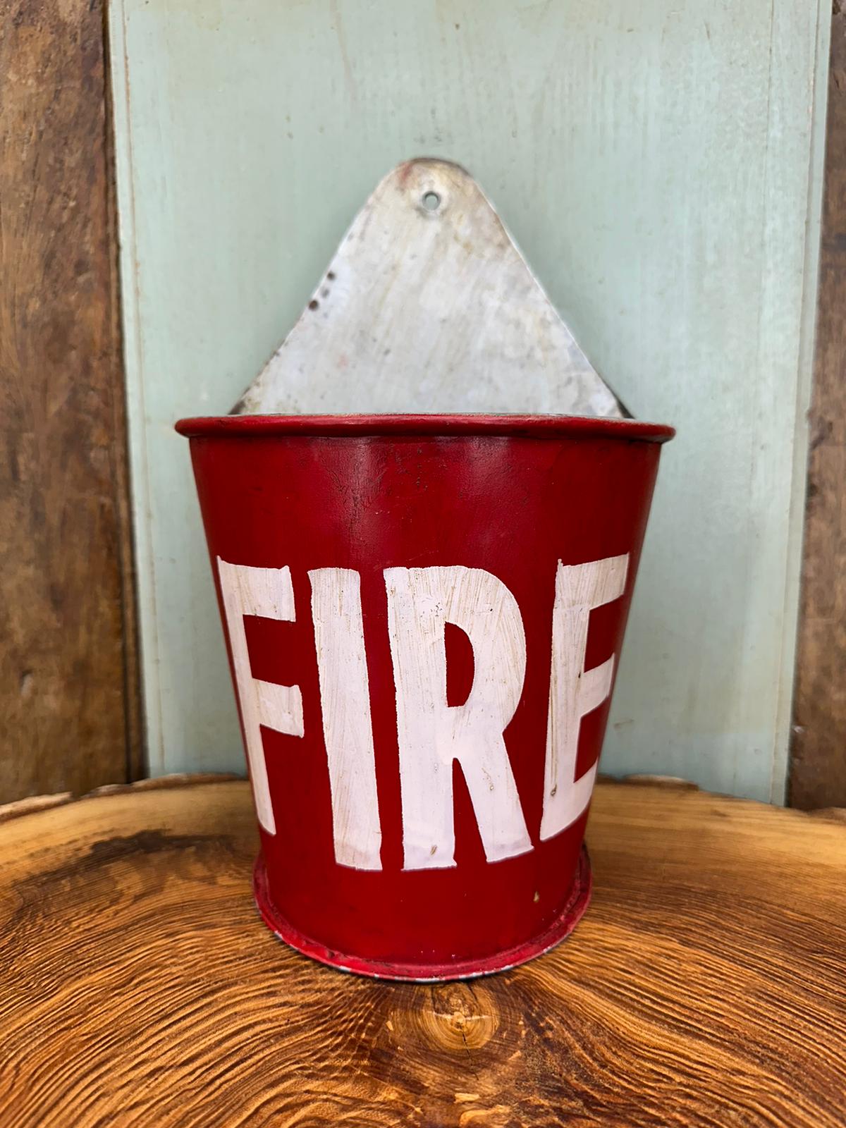 Fire Plant Pot Planter / Stationary Pot / Letter Tidy / Kindling Matches Holder