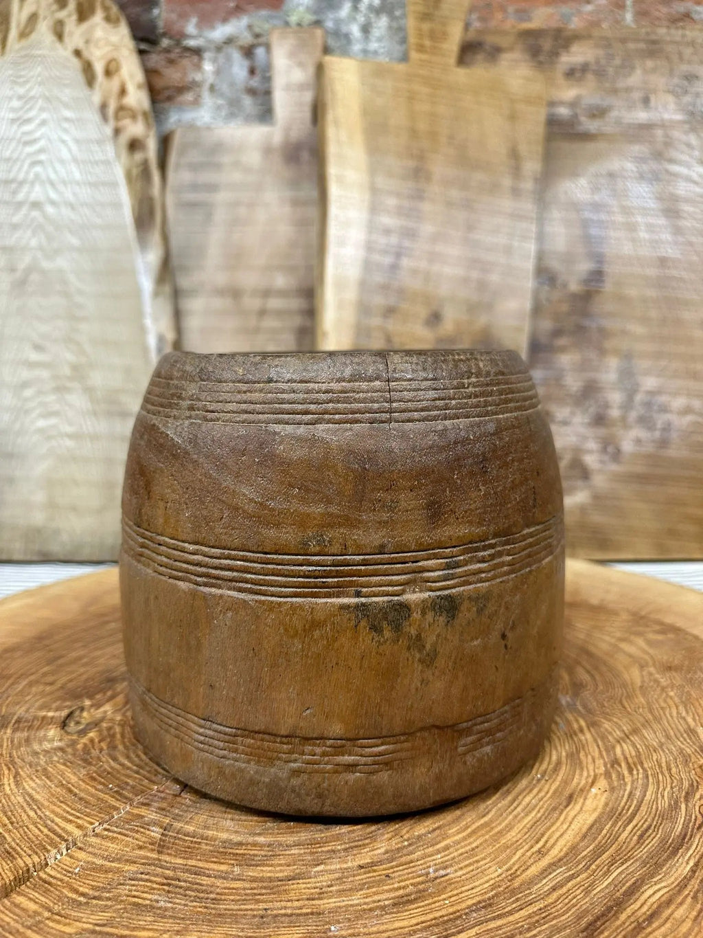 Rustic Warehouse Norfolk | Vintage Handmade Wooden Herb Planter Pot