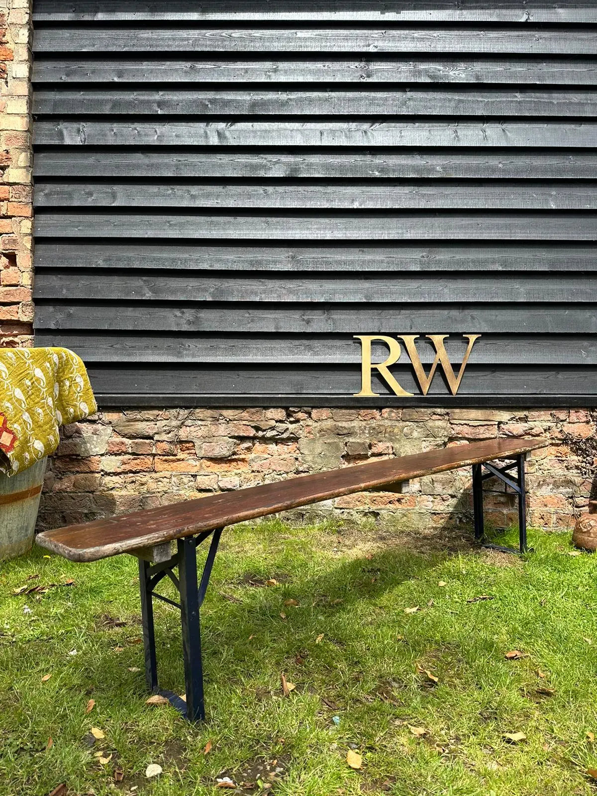Beer Festival Fold Up Bench / Picnic Bench / Hallway Seating Garden Furniture (2