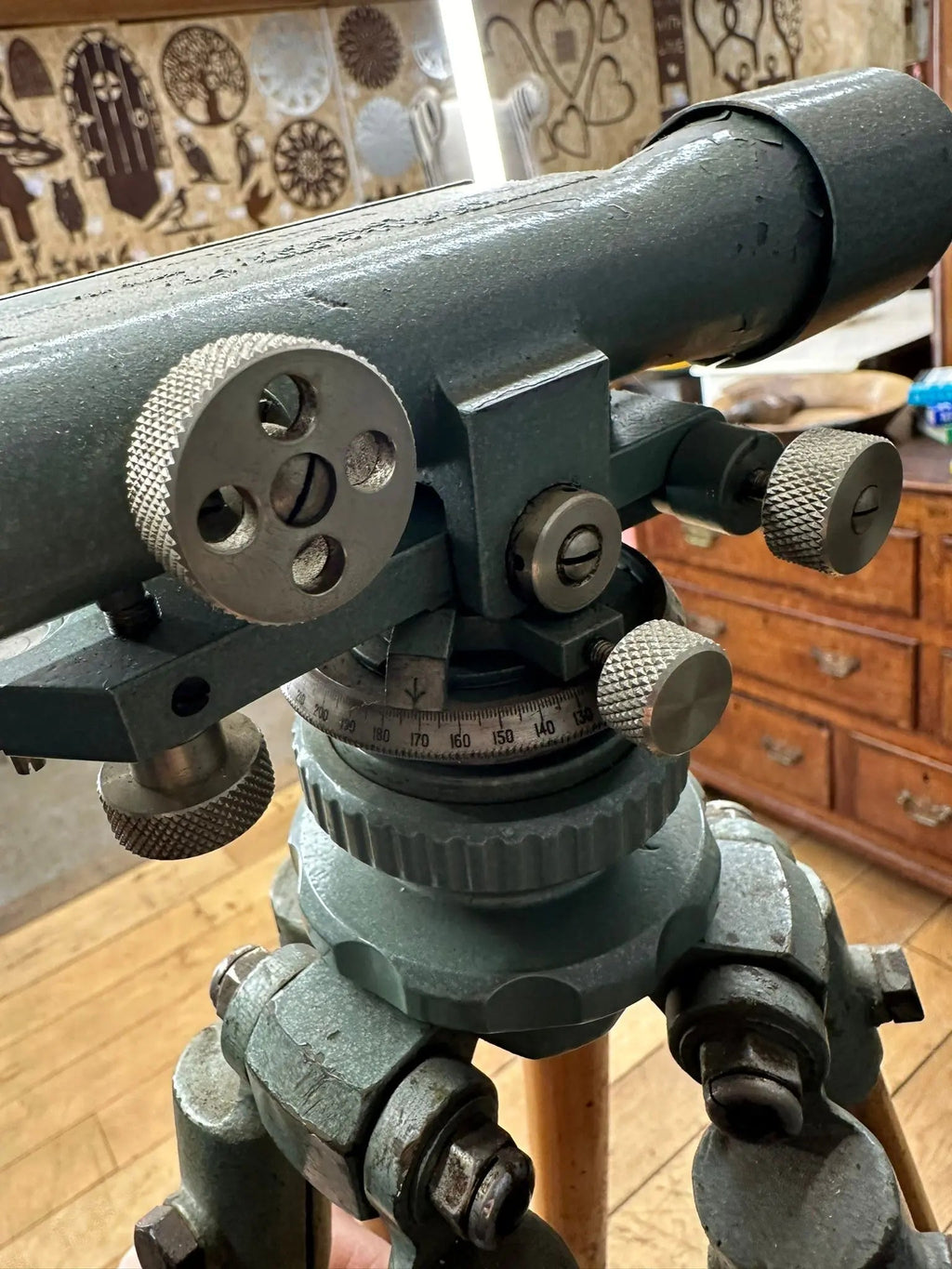 Antique Hall Brothers Theodolite Surveying Instrument Industrial