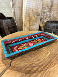 Rustic Warehouse Norfolk Vintage Hand Painted Wooden Bread Tray Bowl