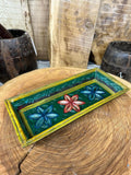 Rustic Warehouse Norfolk Vintage Hand Painted Wooden Serving Tray Bowl