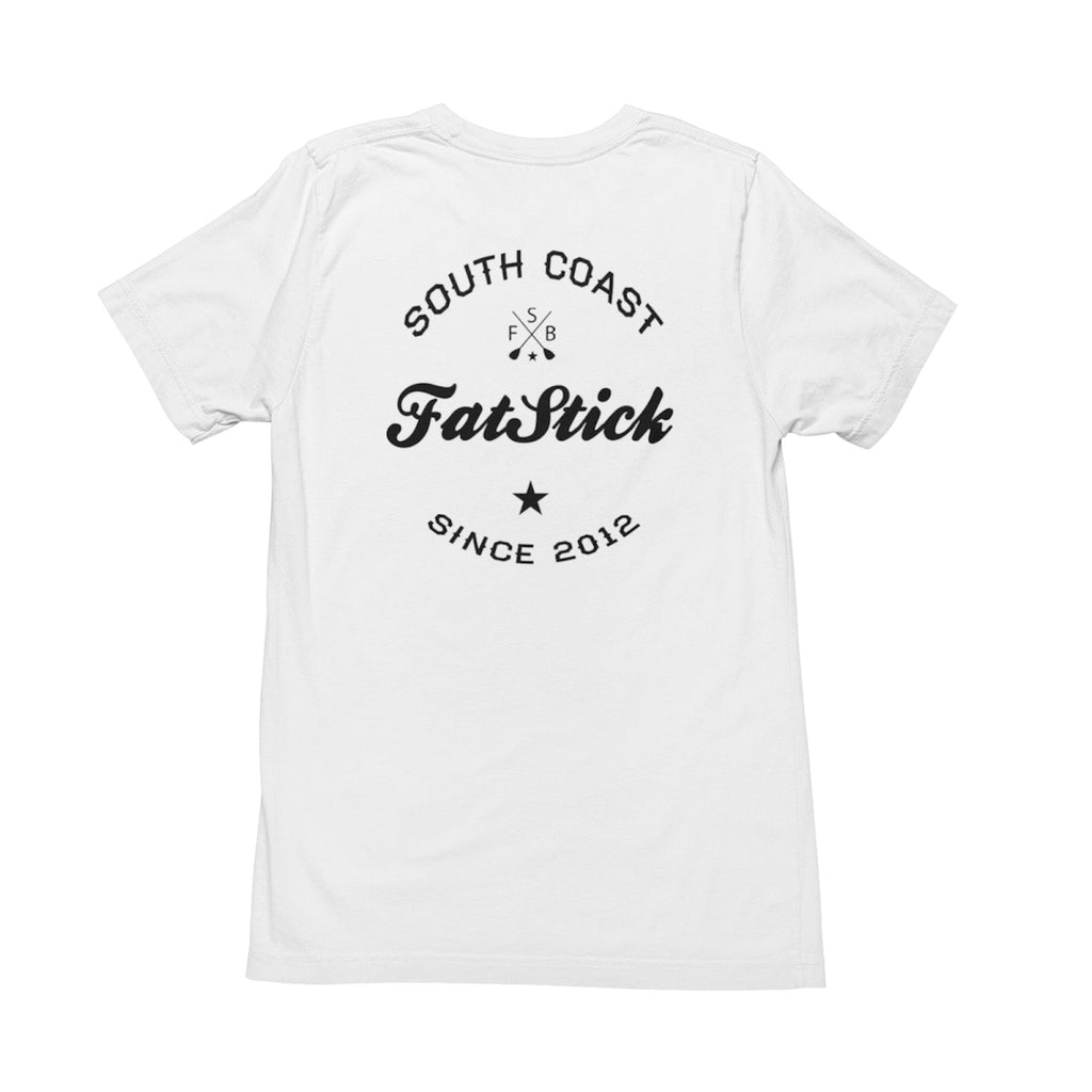 FatStick South Coast Unisex T-Shirt | Eco-Friendly Cotton Flock Print