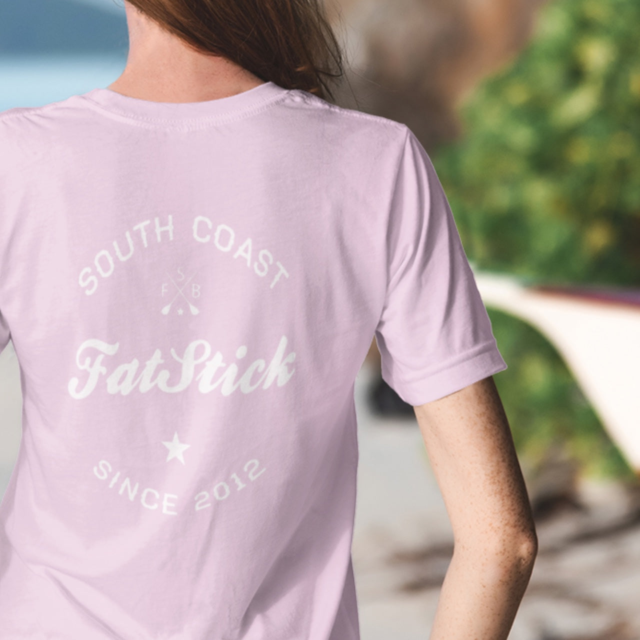 FatStick South Coast Unisex T-Shirt | Eco-Friendly Cotton Flock Print