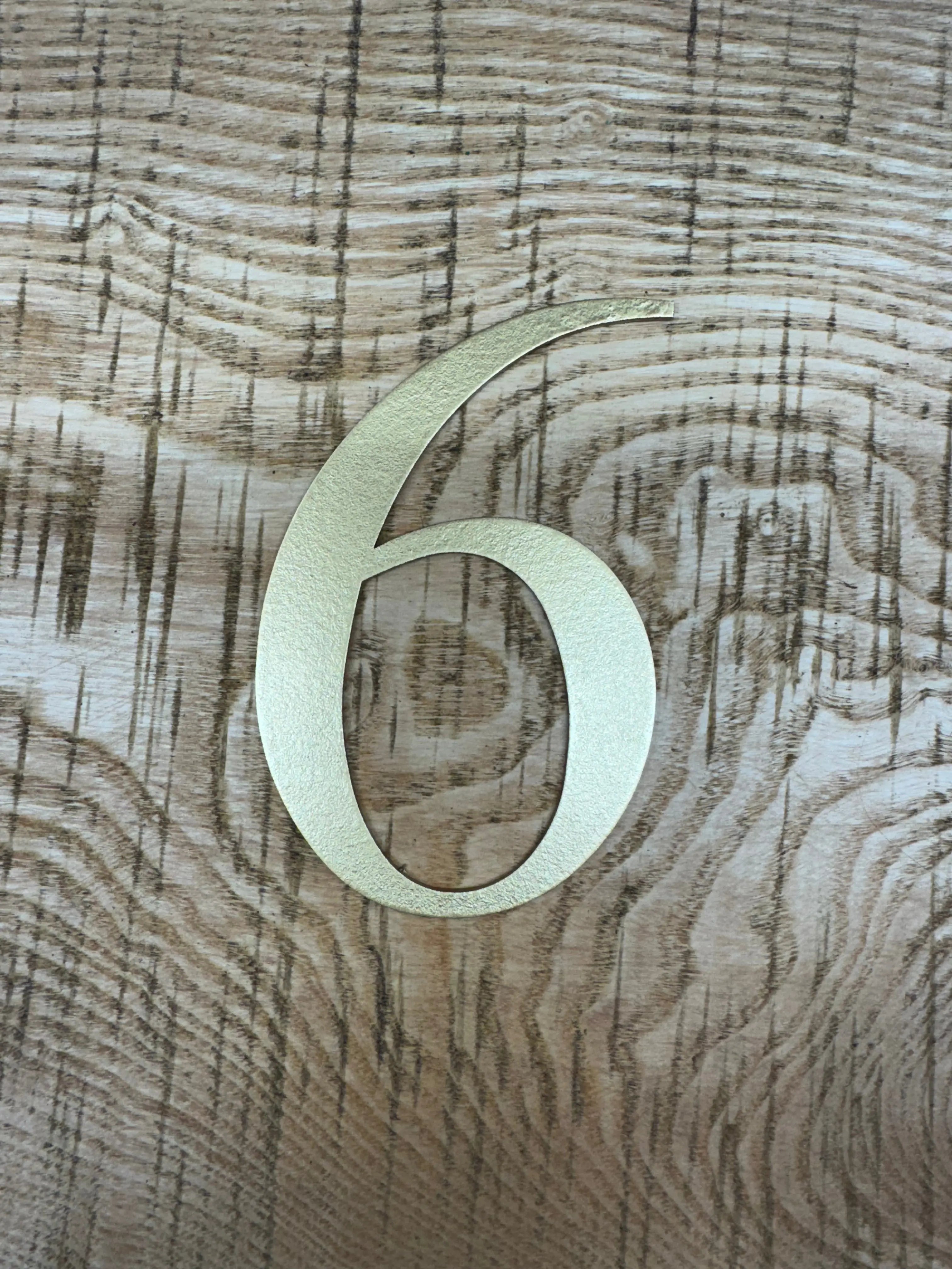 Rustic Distressed Gold Metal Letters | Classic Steel Wall Signage by RWN