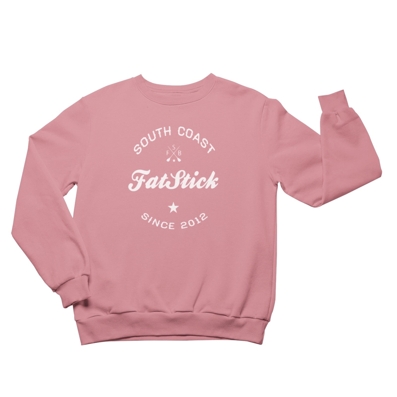 FatStick South Coast Unisex Sweatshirt – Eco-Friendly Cotton Sweater