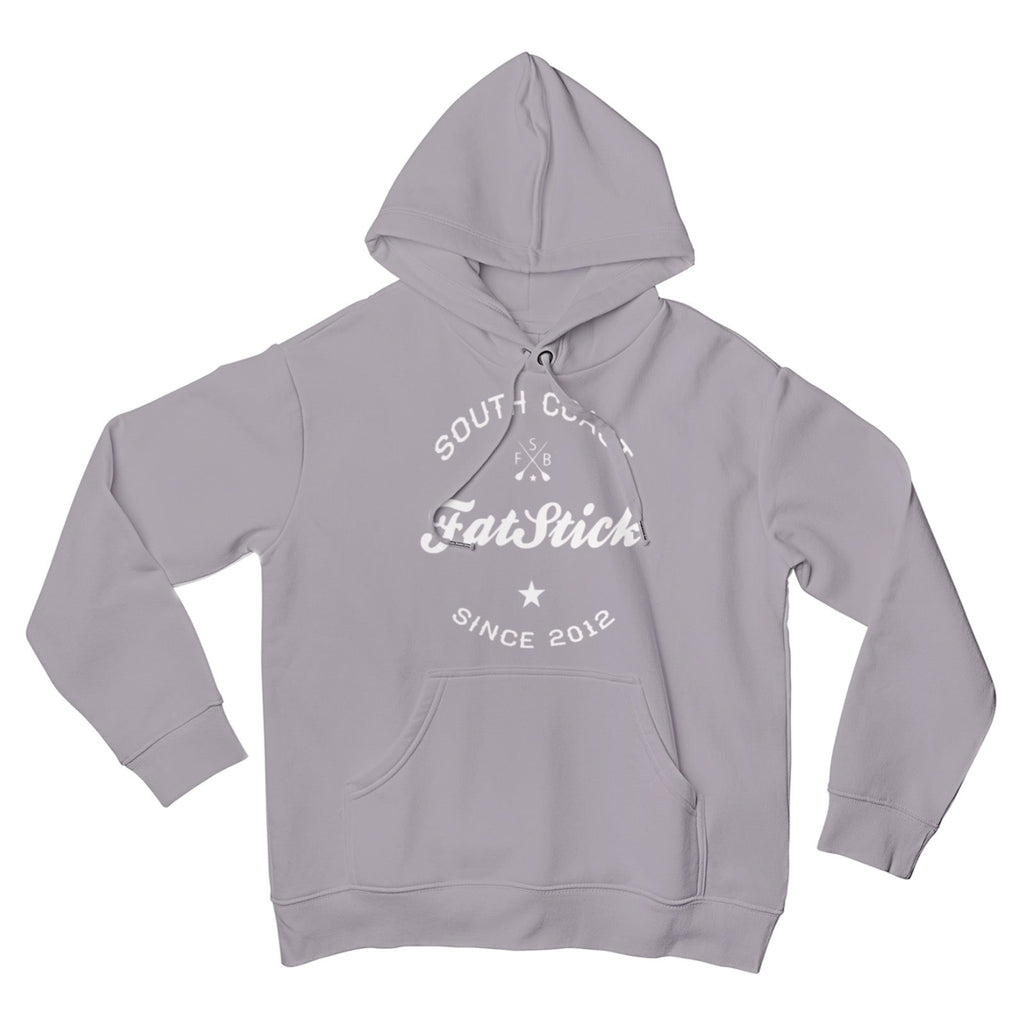 FatStick South Coast Unisex Hoodie – Eco-Friendly Cotton Flock Print