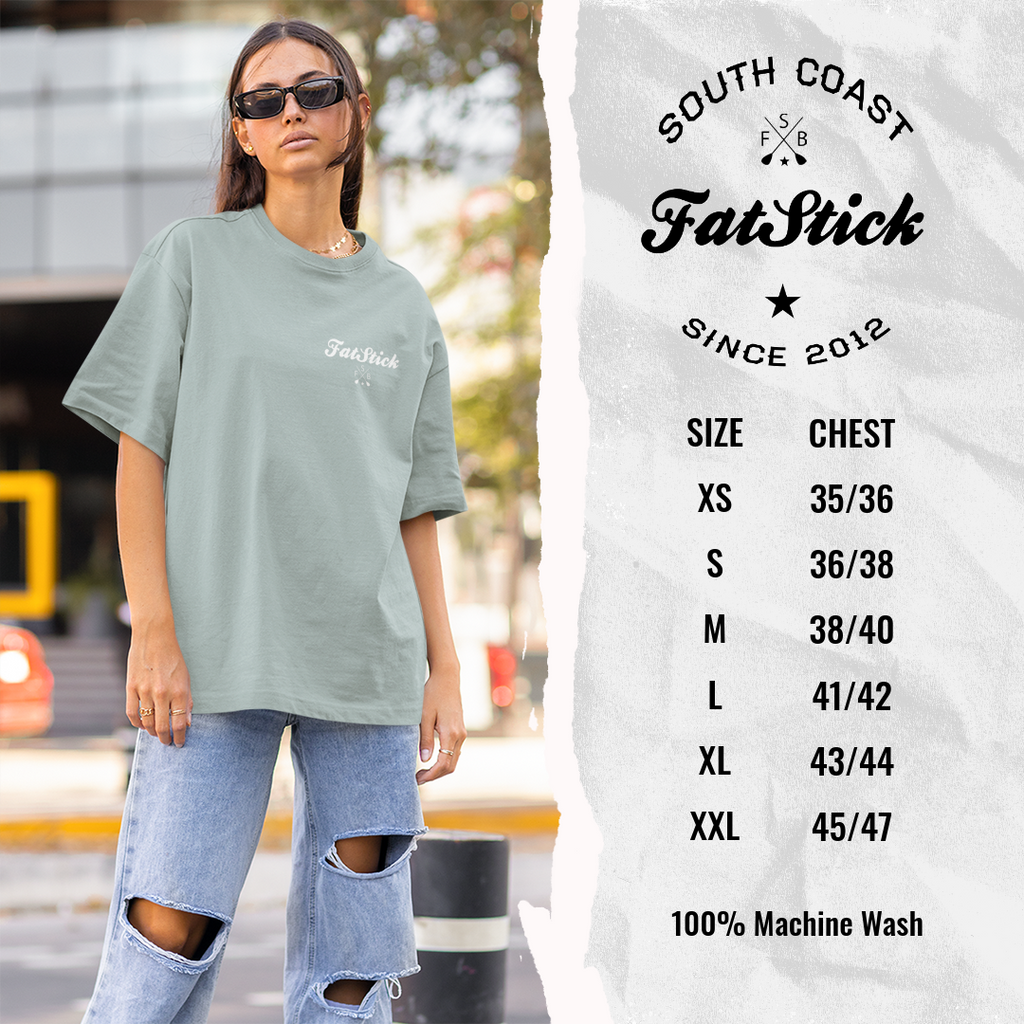 FatStick South Coast Unisex T-Shirt | Eco-Friendly Cotton Flock Print