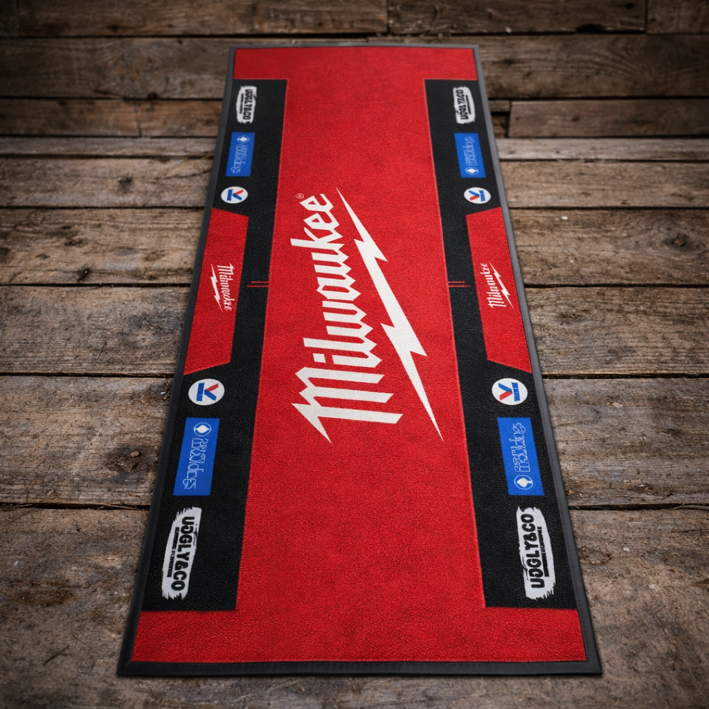 Milwaukee Tools Motorcycle Garage Mat – Uggly and Co Racing Floor Mat