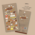 Bonito Bakery Korean Stickers - Whimsical Journaling & Planner Decals