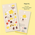 LuLuFun Studio Happy Day Decorative Stickers for Journaling - 1 Sheet