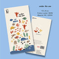 Bonito Under The Sea Decorative Stickers - Whimsical Korean Stationery