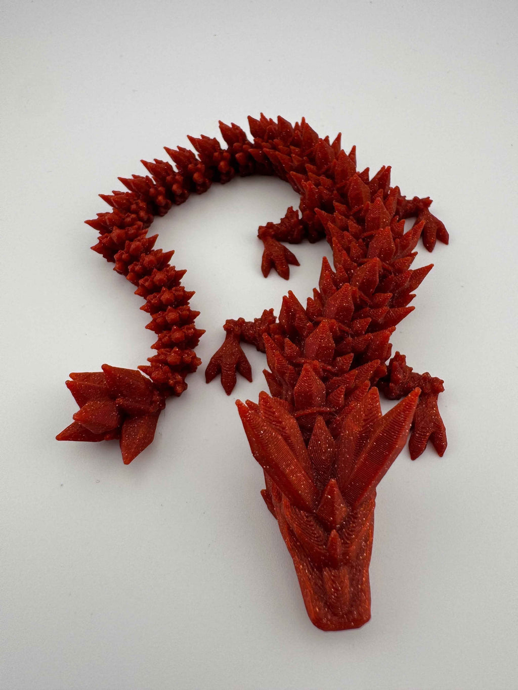 X-Large Crystal Dragon- Multi Colours 36" Long