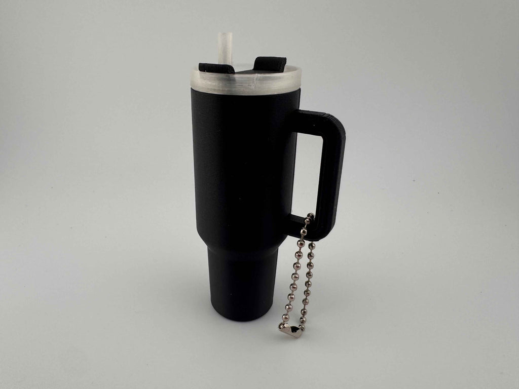 Stanley style tumbler keychain - perfect for carrying chapsticks or similar