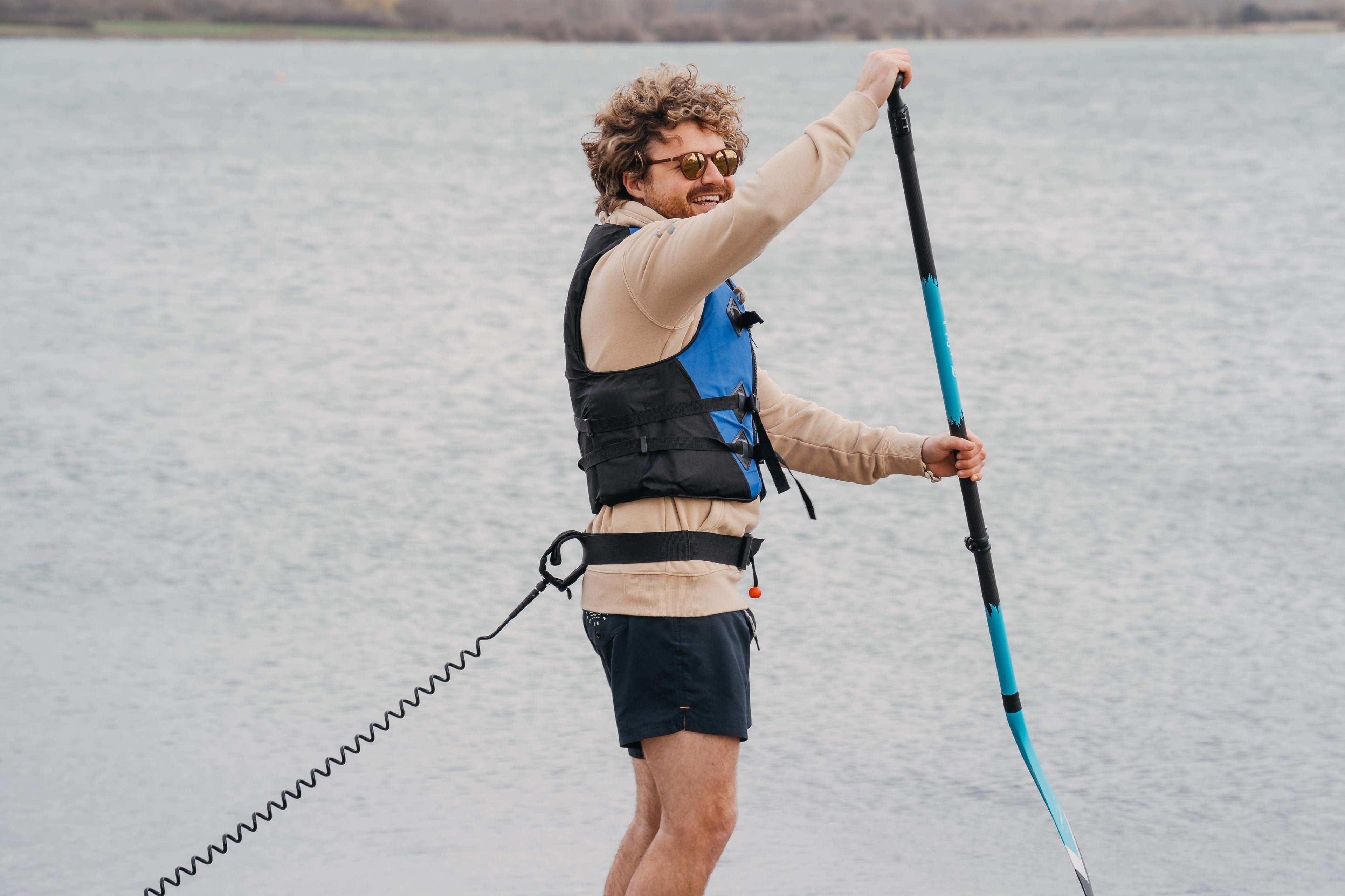 FatStick 3-Piece Full Carbon SUP Paddle - Lightweight & Adjustable