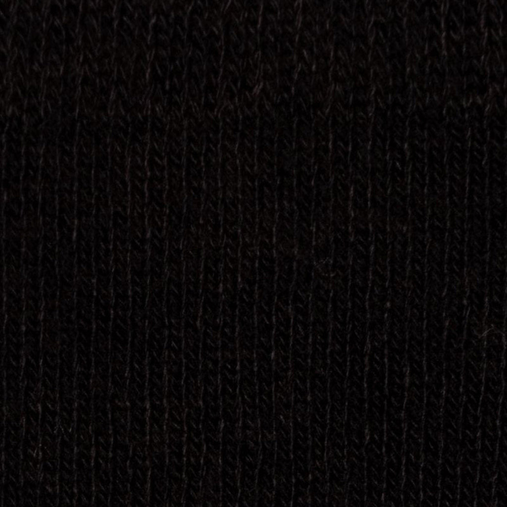Swole Panda Jet Black Bamboo Socks – Ribbed Comfort Cuff for Men
