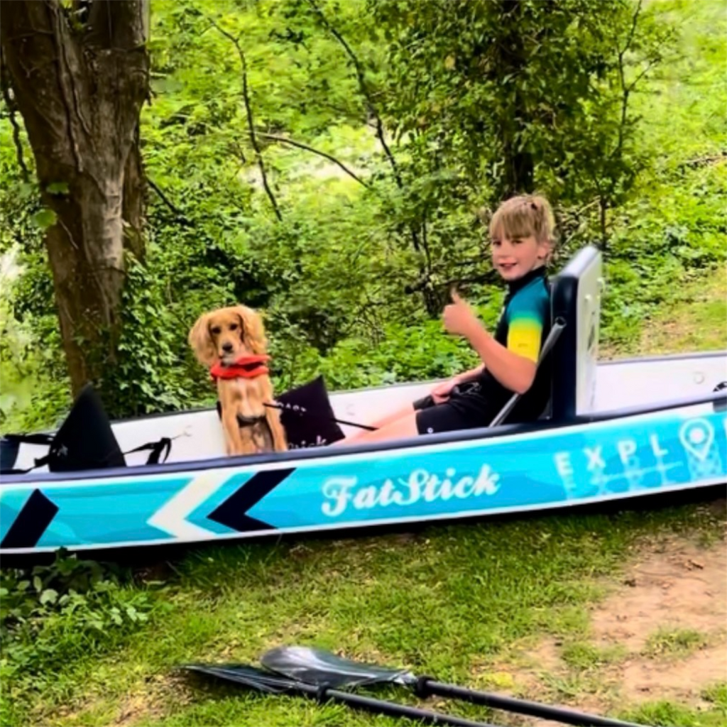 FatStick Inflatable Drop Stitch Kayak Package | 1 or 2 Person Canoe