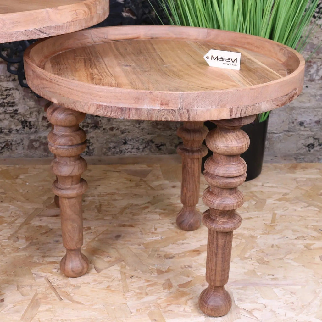 Sena Antique Design Side Table Set of 2