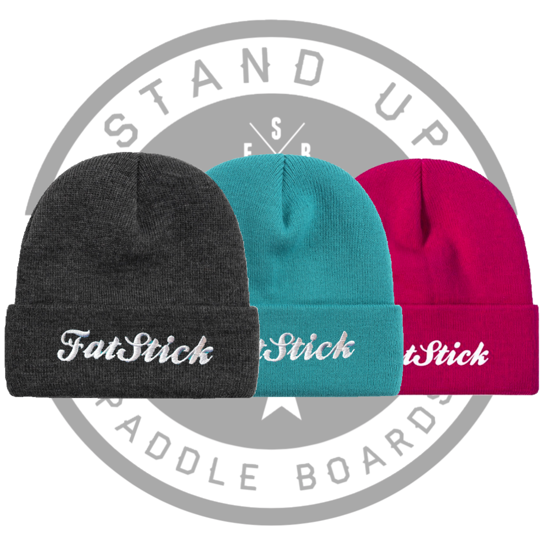FatStick Boards Premium Knit Beanie Hat – Warm Unisex Outdoor Headwear