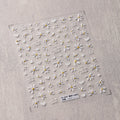 LuLuFun Studio Spring Daisy Wild Flower Nail Deco Stickers - 1 Sheet