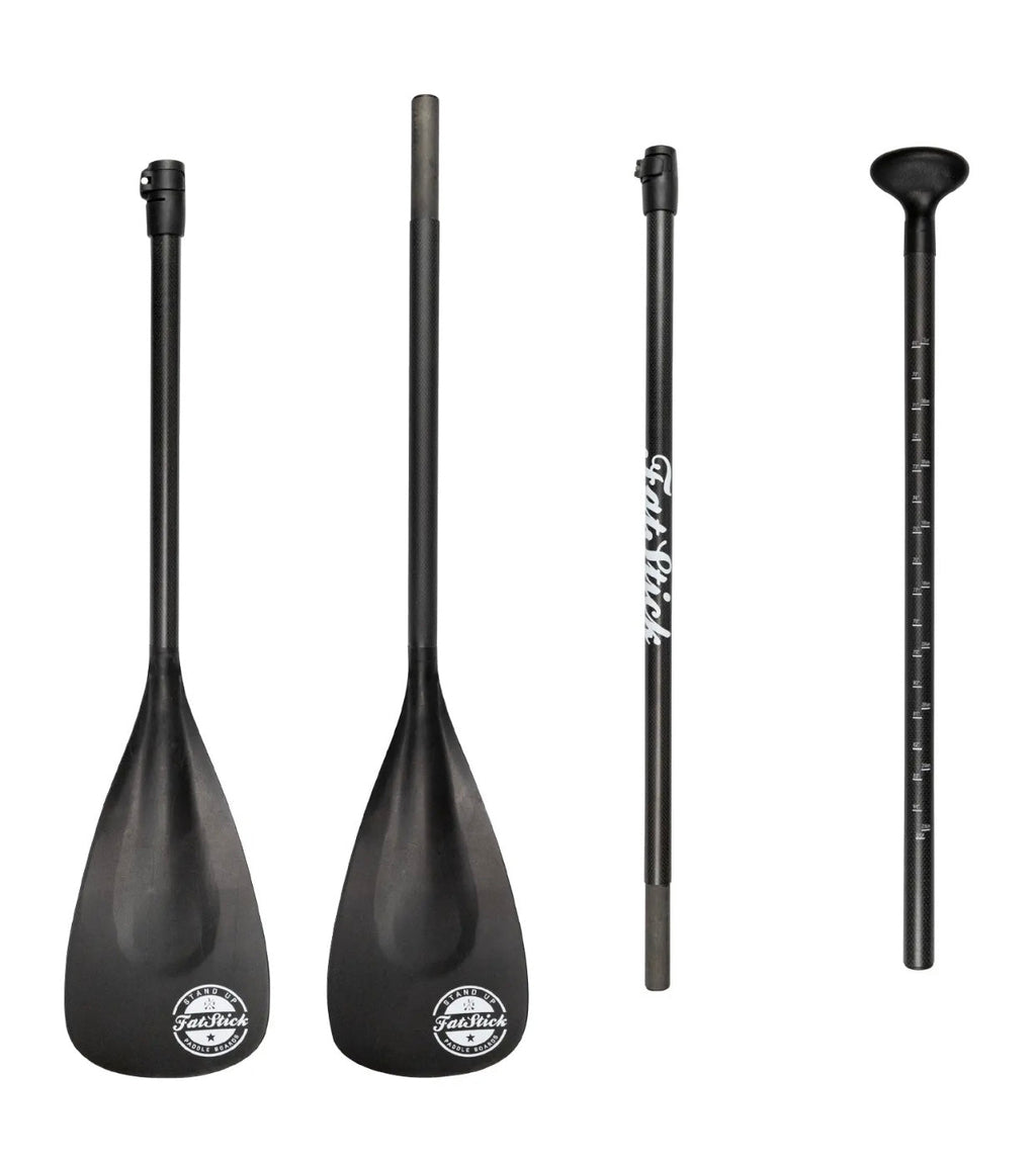 FatStick 4-Piece Carbon Shaft SUP & Kayak Conversion Travel Paddle
