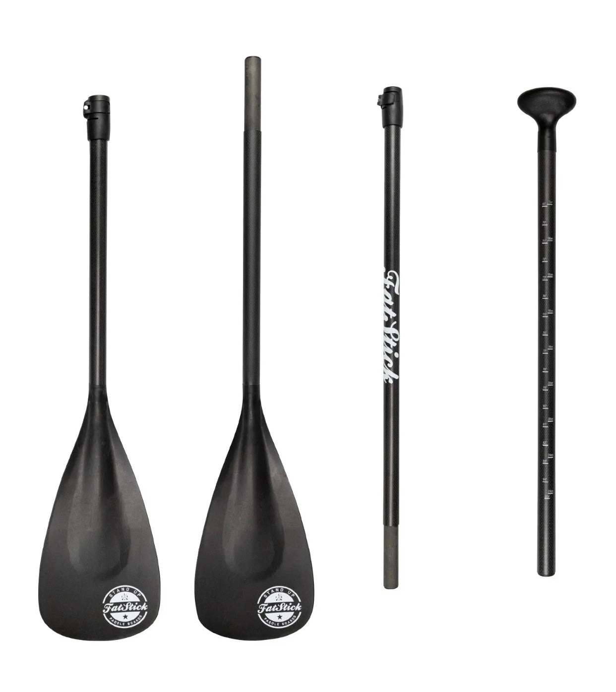 FatStick 4-Piece Carbon Shaft SUP & Kayak Conversion Travel Paddle
