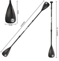 FatStick 4-Piece Carbon Shaft SUP & Kayak Conversion Travel Paddle