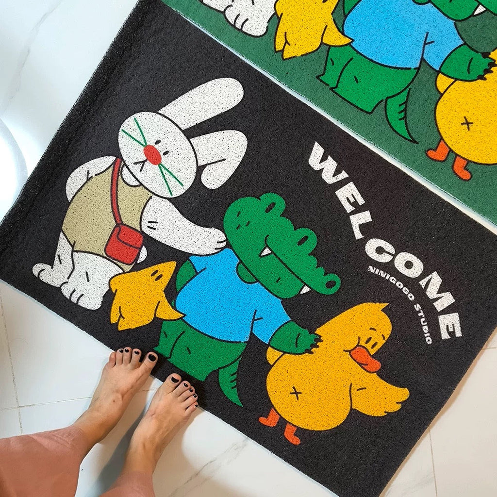 LuLuFun Studio Welcome Door Mat – 60x90cm Entryway Rug for Home Decor