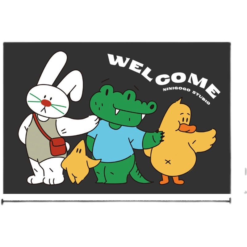 LuLuFun Studio Welcome Door Mat – 60x90cm Entryway Rug for Home Decor
