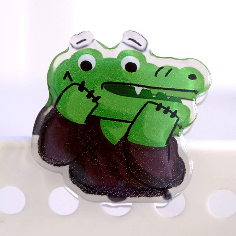The Scream Acrylic Binder Clip – LuLuFun Studio Artistic Stationery