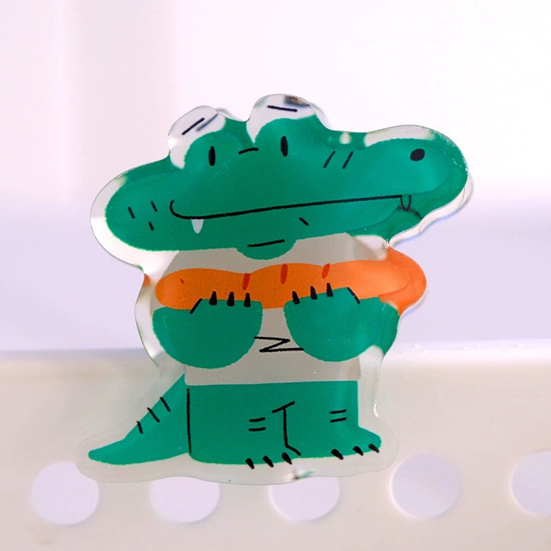 LuLuFun Studio Baguette EGO Acrylic Binder Clip - Cute Page Marker