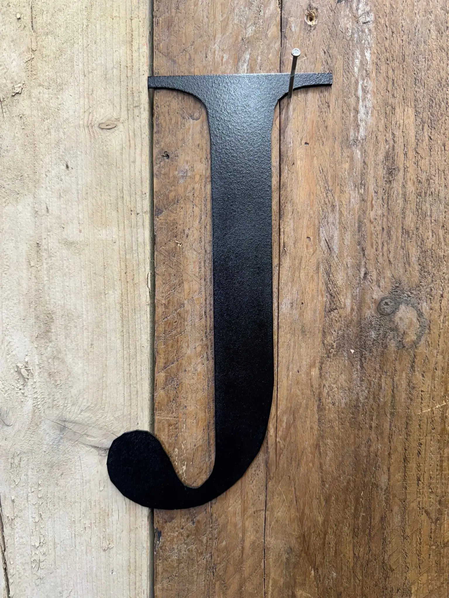 Vintage Black Metal Alphabet Letters – Decorative Wall Signage by Rustic Warehouse
