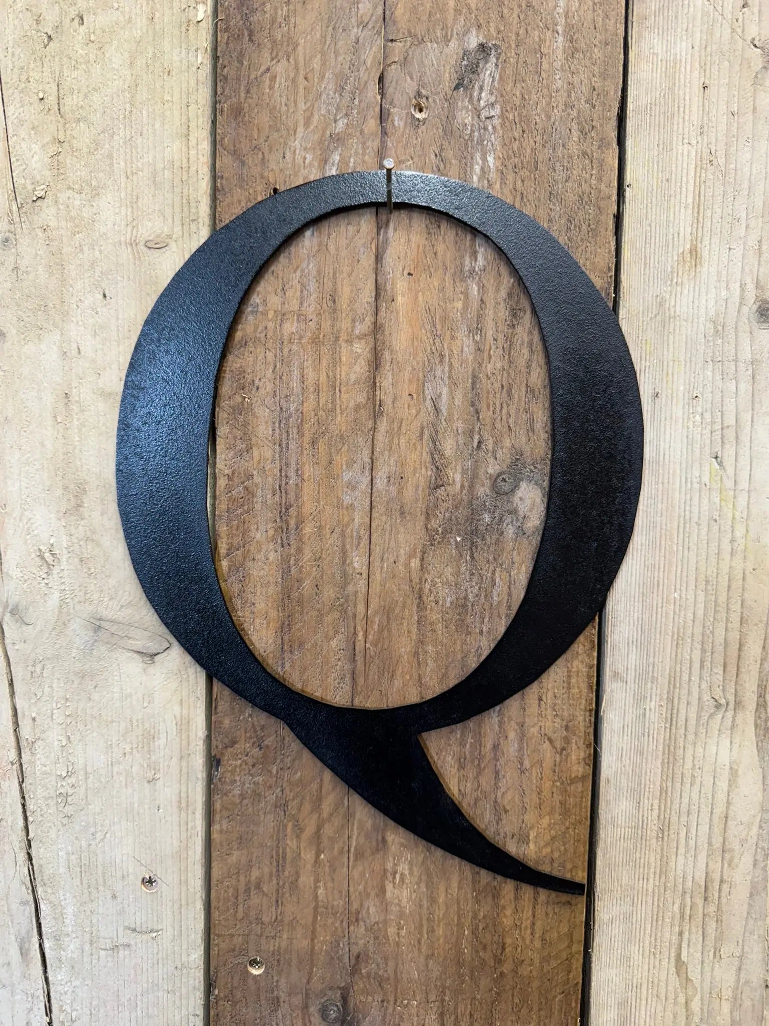 Vintage Black Metal Alphabet Letters – Decorative Wall Signage by Rustic Warehouse