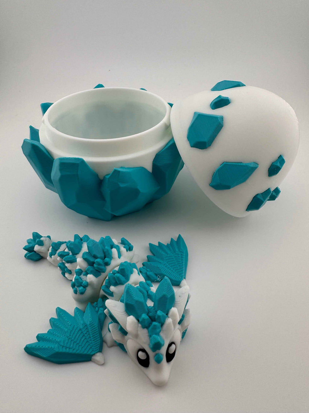 Baby Crystal Dragon and matching eggs