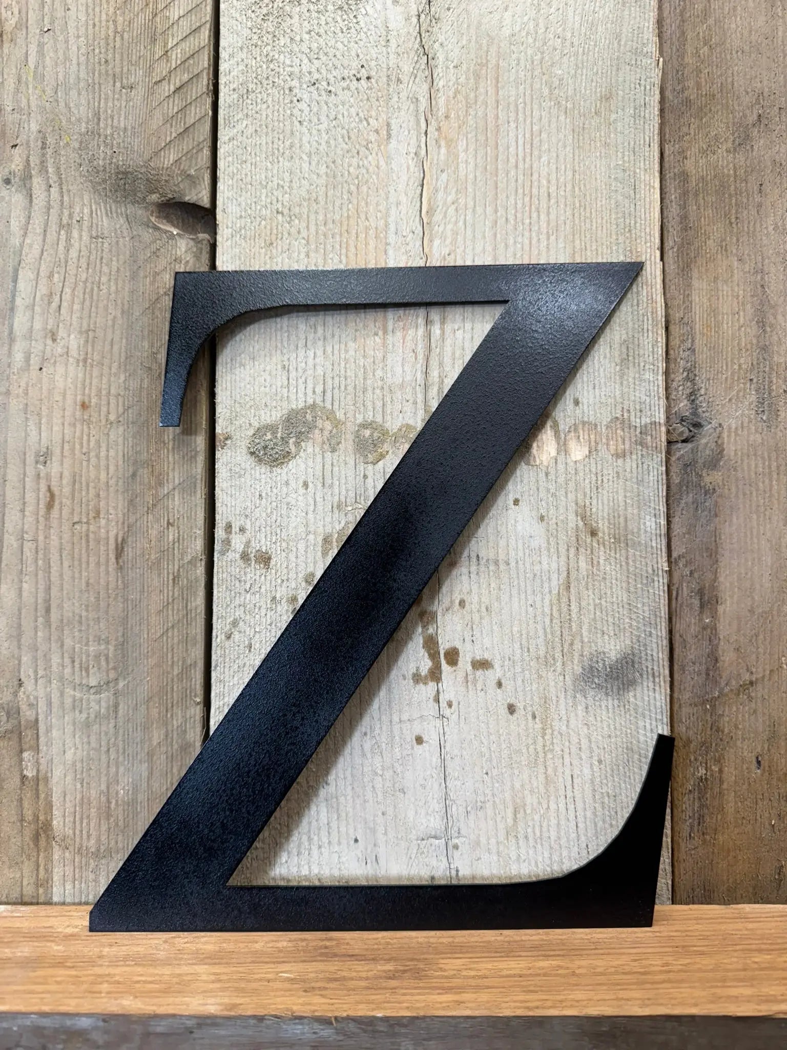 Vintage Black Metal Alphabet Letters – Decorative Wall Signage by Rustic Warehouse