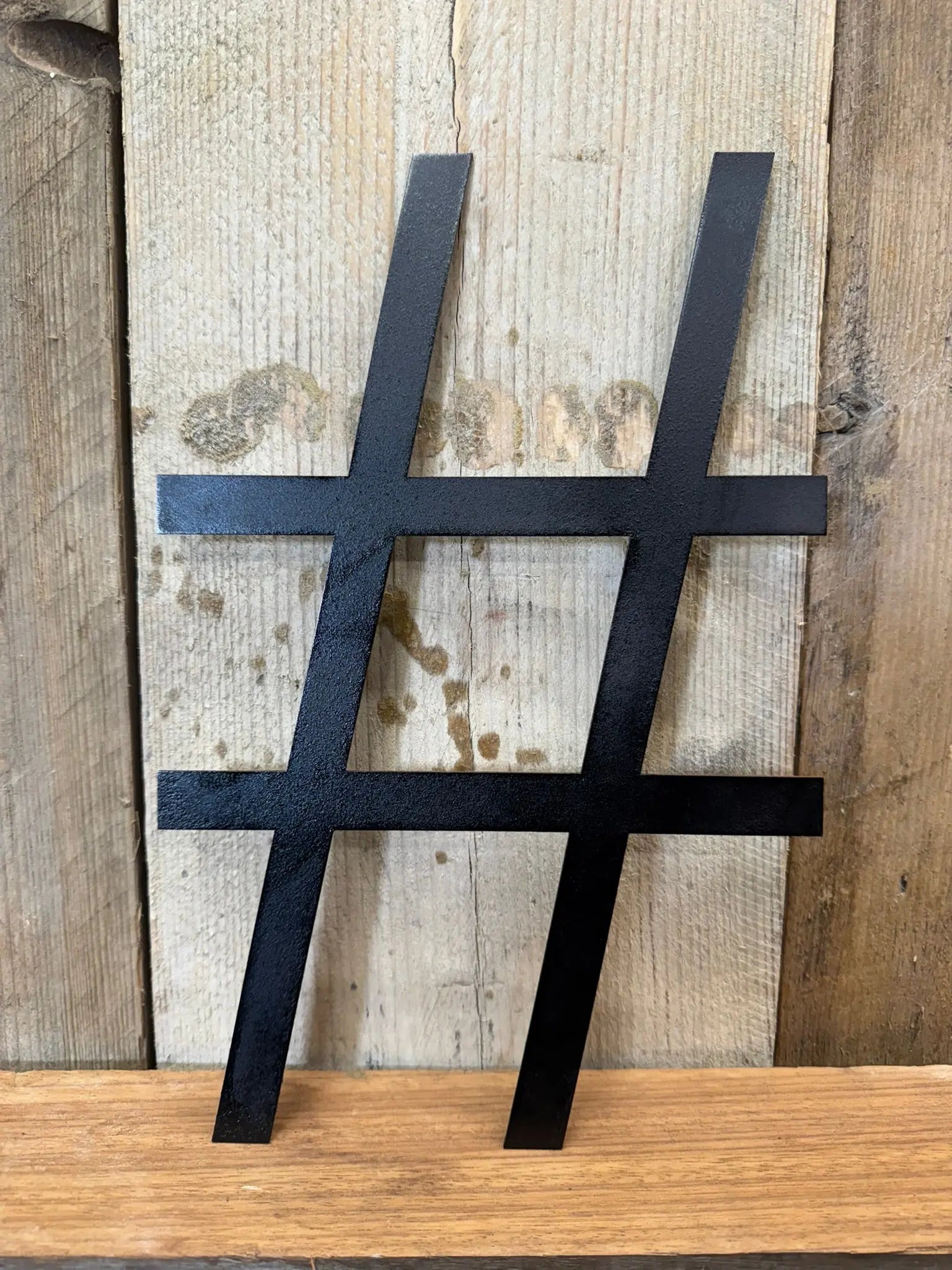 Vintage Black Metal Alphabet Letters – Decorative Wall Signage by Rustic Warehouse