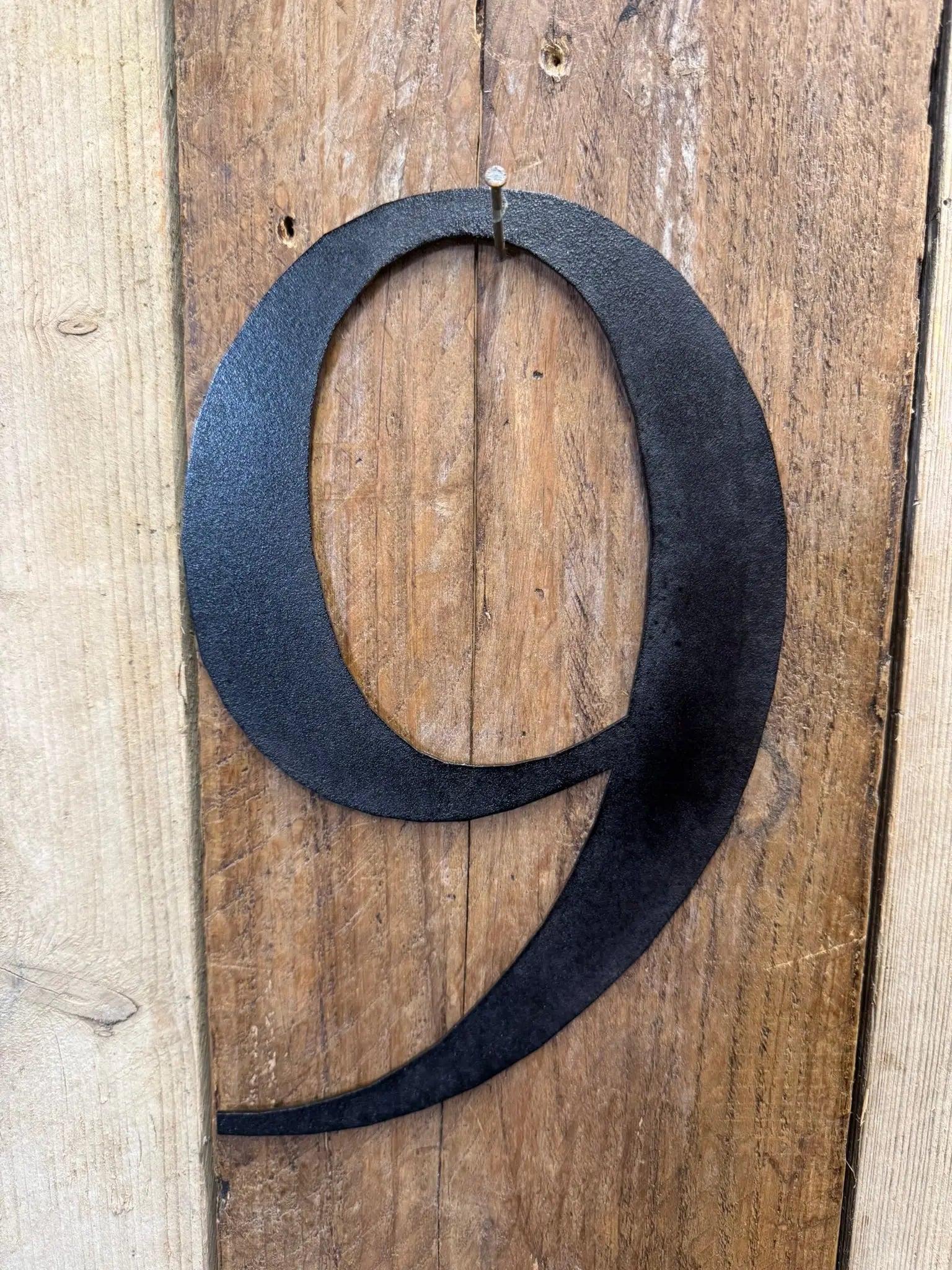 Vintage Black Metal Alphabet Letters – Decorative Wall Signage by Rustic Warehouse