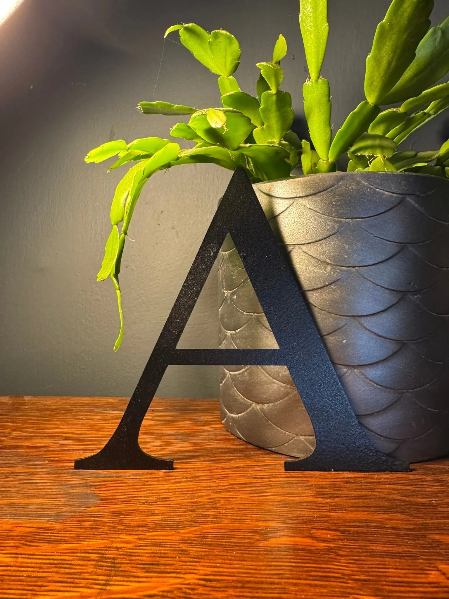 Vintage Black Metal Alphabet Letters – Decorative Wall Signage by Rustic Warehouse