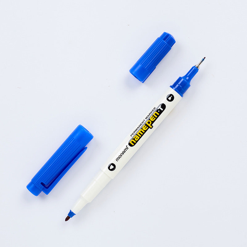 Monami Double-Ended Name Pen – 0.4mm/1.0mm Archival Journaling Pen