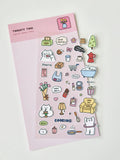 Kitty Diary Sticker Sheet by Twenty Two - Cute Journaling Stationery