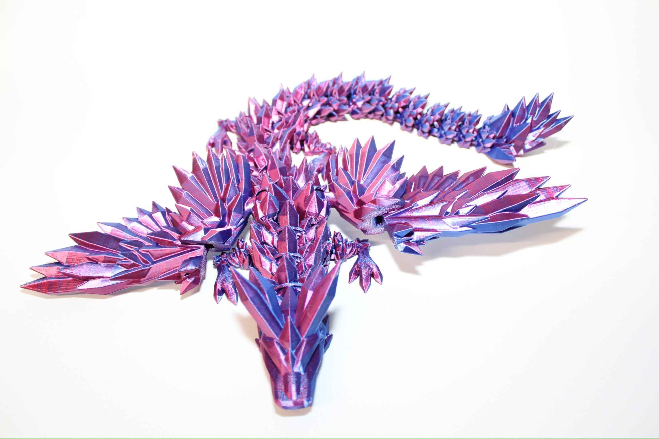 Large Winged Crystal Dragon- Multi Colours