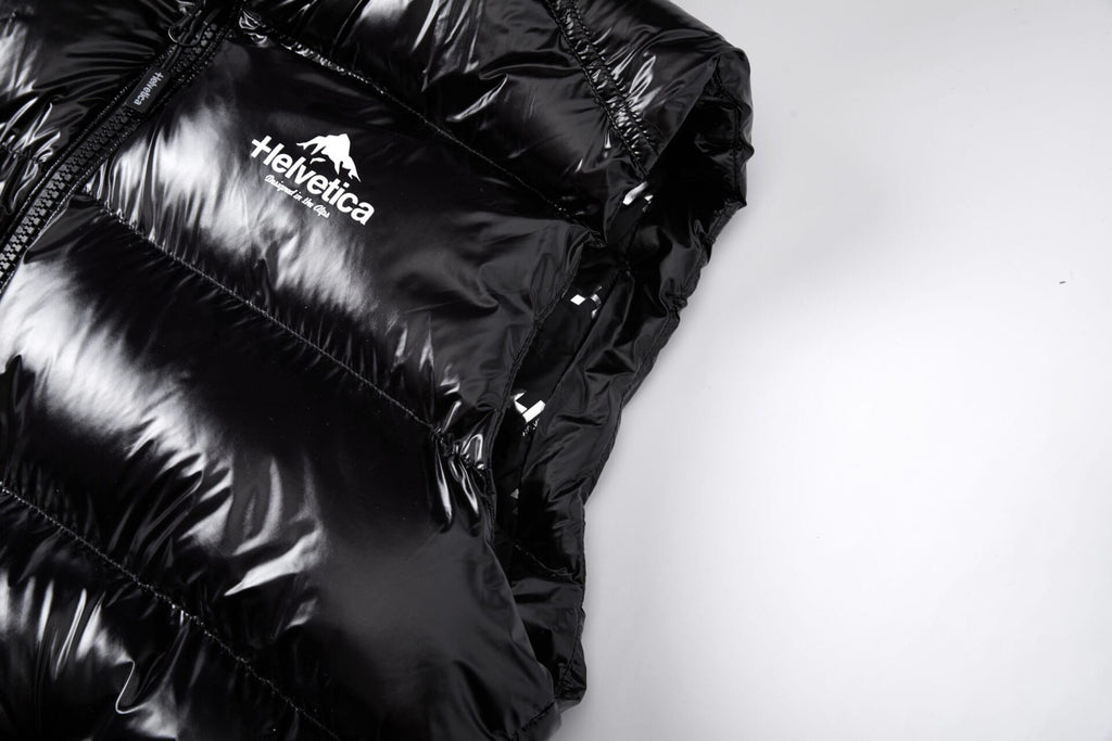 Space Sleeveless Hooded Jacket