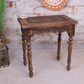 Erki Mango Wood Rectangular Side Table