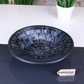 Kentra Mosaic Bowl 28cm Grey Glitter