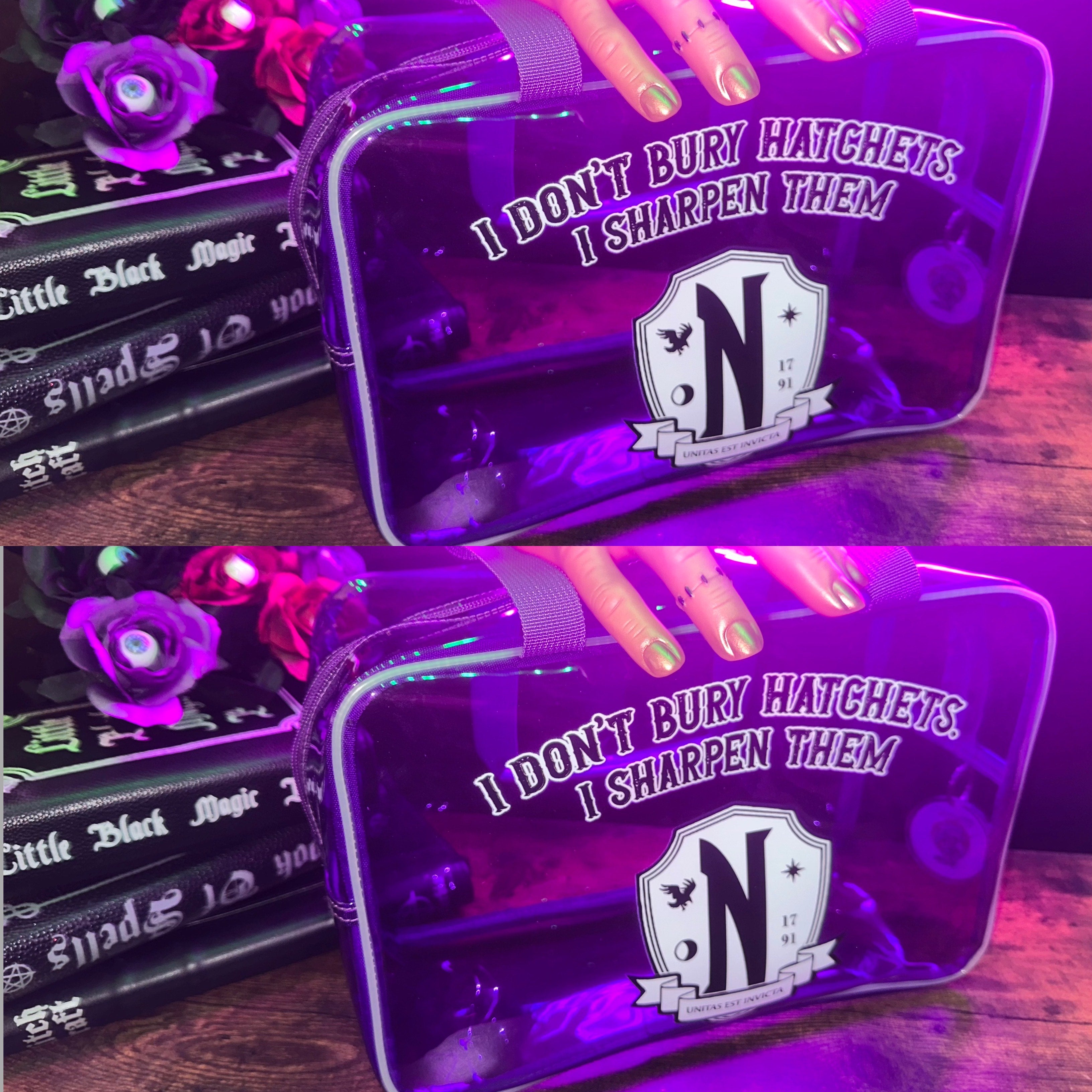 Radioactive Unicorn Nevermore Academy Bag – Vegan 90s Academia Style