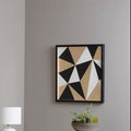 Orsina Modello Multi Geo Wall Art – Black & Gold Geometric Decor