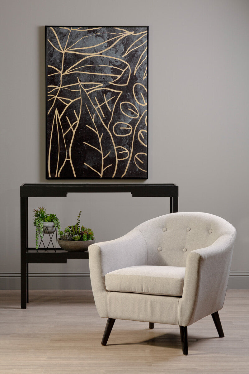 Orsina Osaka Console Table – Narrow Oriental Style Modern Entryway Table