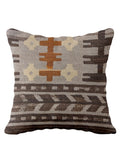 Turkish Kilim Vintage Cushion Cover - 40 x 40 cm