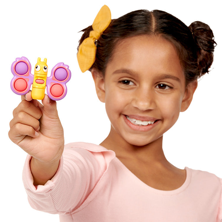 Little Live Pets Squirkies Fidget Toy – Spin-Fin Axolotl Sensory Figure